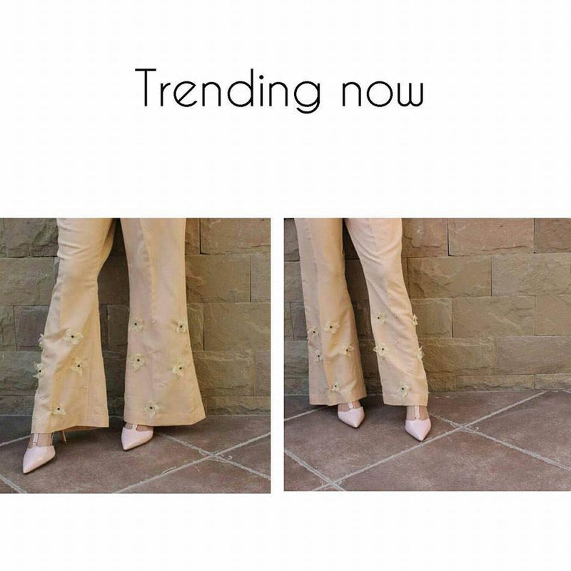 Bell Bottoms in Beige Color