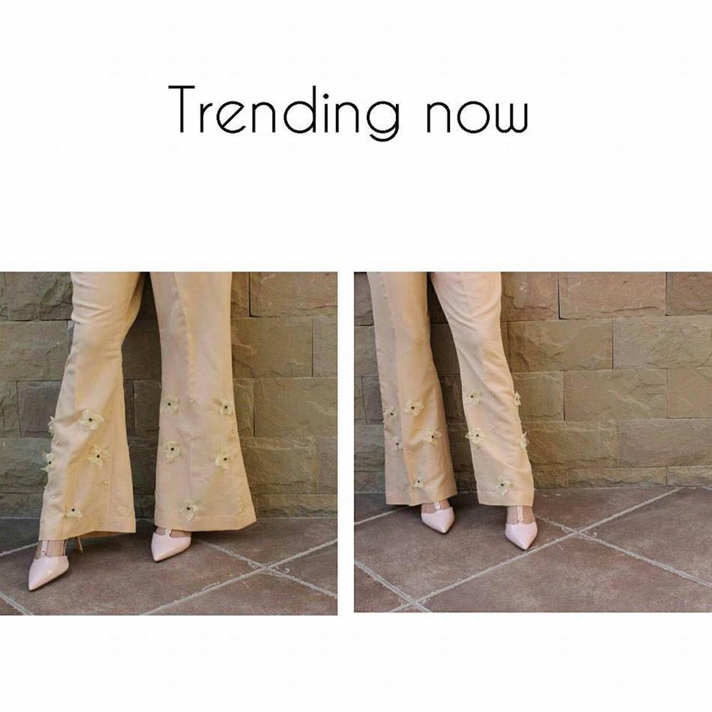 Bell Bottoms in Beige Color